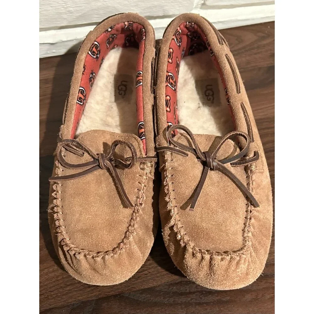 UGG Ryder Jungle Moccasin Slippers‎ - Child Size 4 - Great Conditon